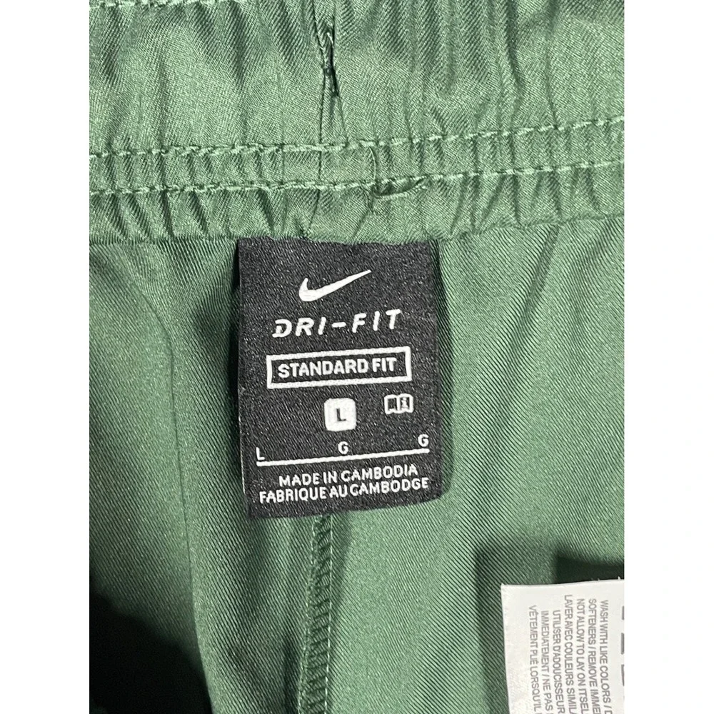 Nike Dri-FIT Standard Fit Training Pants Olive Green CU4957-337 Mens Large